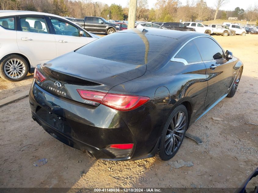 2017 Infiniti Q60 3.0T Red Sport 400 VIN: JN1FV7EL1HM700317 Lot: 41149036