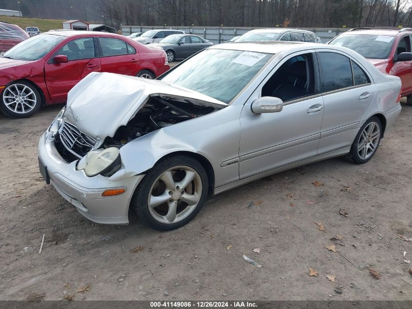 2004 Mercedes-Benz C 230 Kompressor Sport/Sport VIN: WDBRF40J24F509448 Lot: 41149086