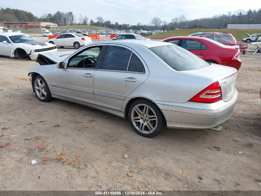 2004 Mercedes-Benz C 230 Kompressor Sport/Sport VIN: WDBRF40J24F509448 Lot: 41149086