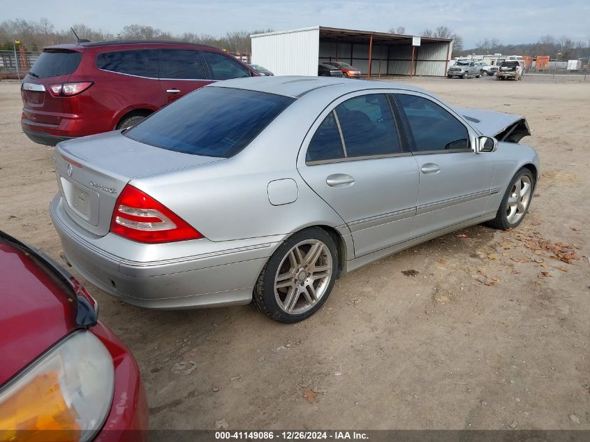 2004 Mercedes-Benz C 230 Kompressor Sport/Sport VIN: WDBRF40J24F509448 Lot: 41149086