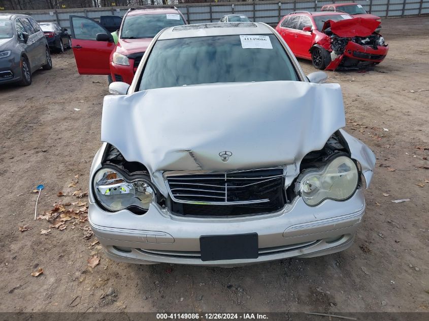 2004 Mercedes-Benz C 230 Kompressor Sport/Sport VIN: WDBRF40J24F509448 Lot: 41149086