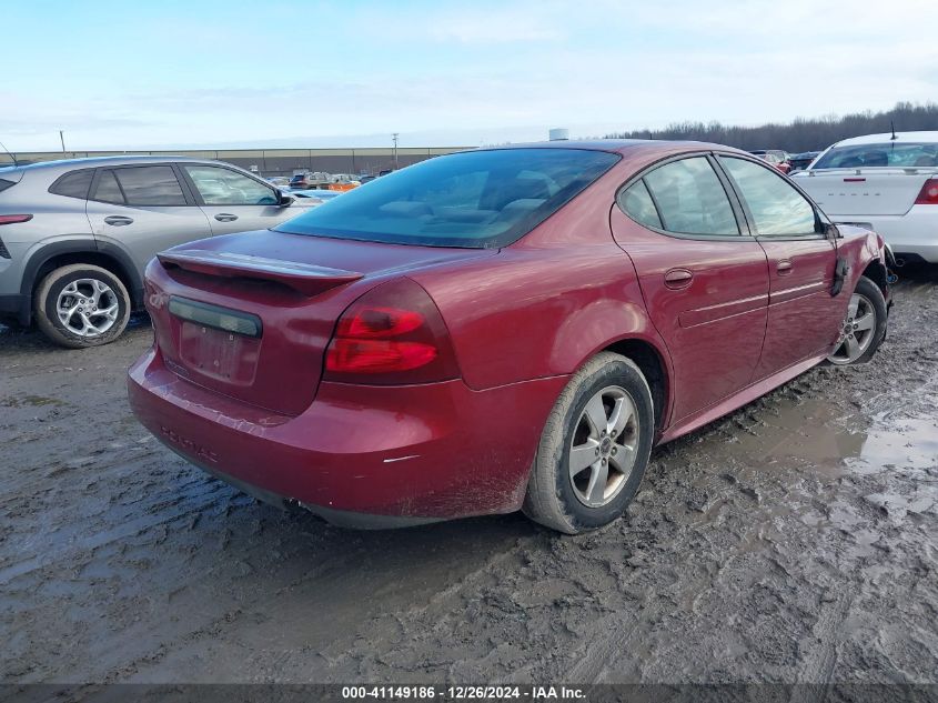 2005 Pontiac Grand Prix VIN: 2G2WP522551219358 Lot: 41149186