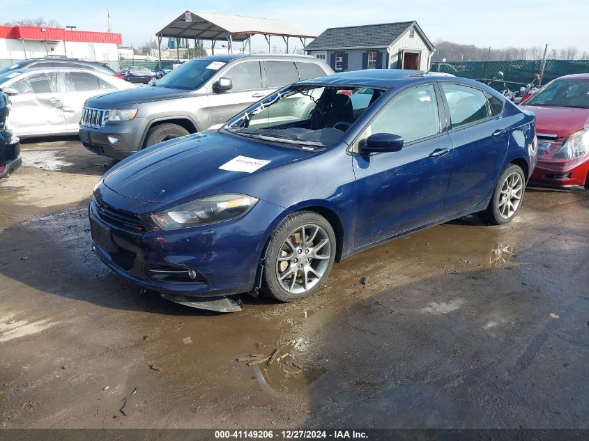 2014 Dodge Dart Sxt VIN: 1C3CDFBB6ED909898 Lot: 41149206