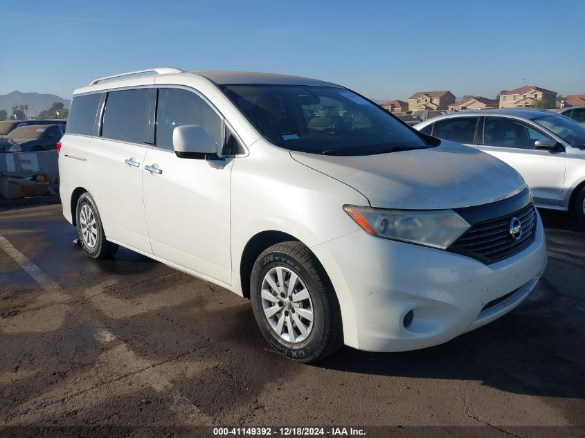 2014 Nissan Quest S VIN: JN8AE2KP3E9102623 Lot: 41149392