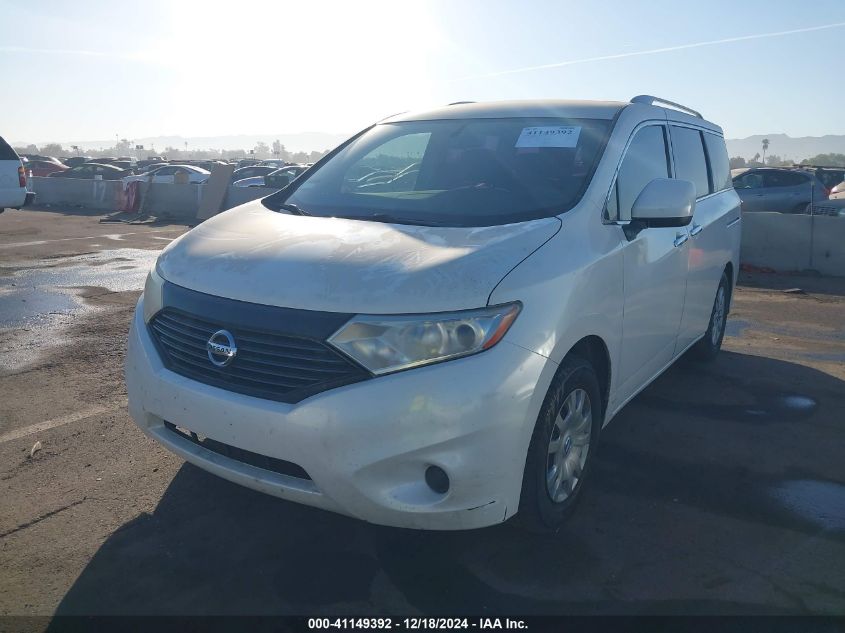 2014 Nissan Quest S VIN: JN8AE2KP3E9102623 Lot: 41149392