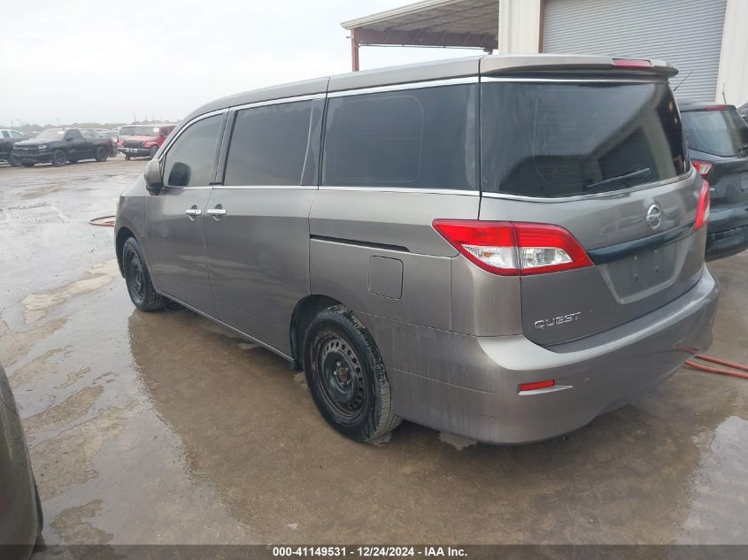 2015 Nissan Quest Platinum/S/Sl/Sv VIN: JN8AE2KP8F9134050 Lot: 41149531