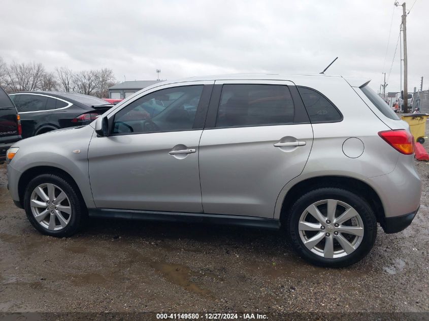 2014 Mitsubishi Outlander Sport Es VIN: 4A4AP3AU2EE025679 Lot: 41149580