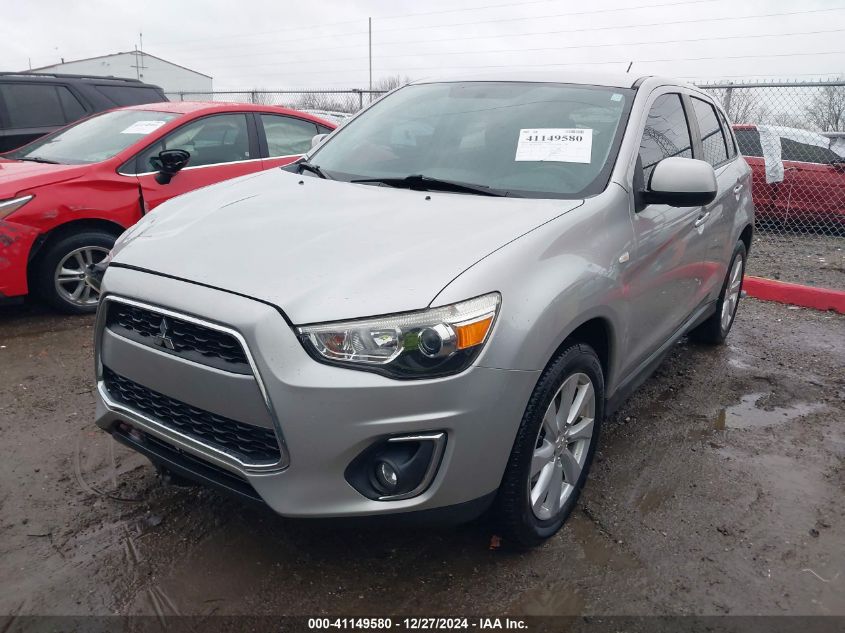 2014 Mitsubishi Outlander Sport Es VIN: 4A4AP3AU2EE025679 Lot: 41149580