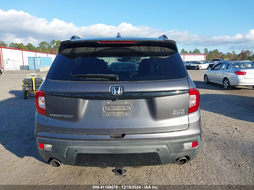 2019 Honda Passport Elite VIN: 5FNYF8H03KB005881 Lot: 41149579