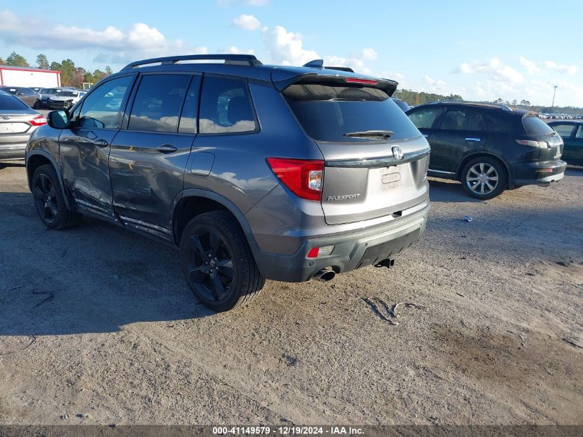 2019 Honda Passport Elite VIN: 5FNYF8H03KB005881 Lot: 41149579