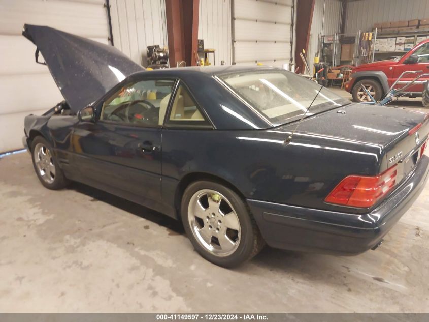 2000 Mercedes-Benz Sl 500 VIN: WDBFA68F9YF193887 Lot: 41149597