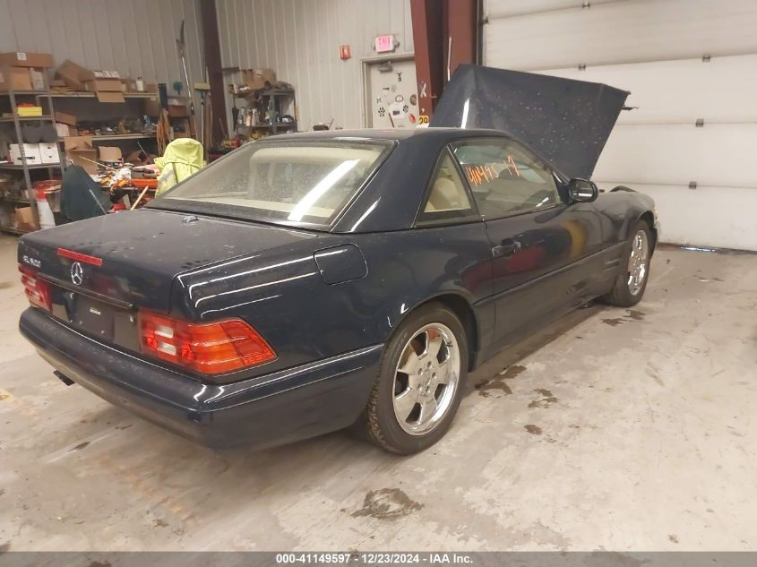 2000 Mercedes-Benz Sl 500 VIN: WDBFA68F9YF193887 Lot: 41149597