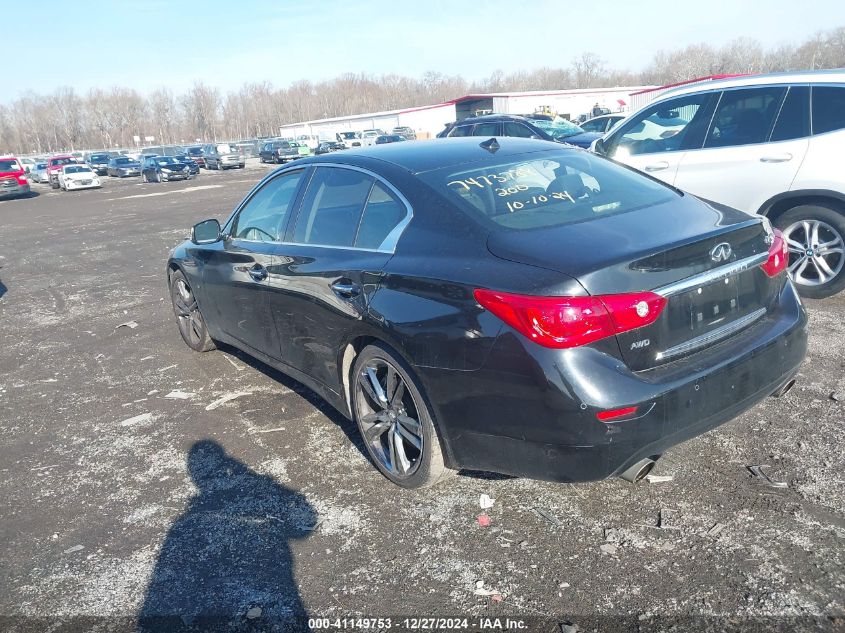 2015 Infiniti Q50 Sport VIN: JN1BV7AR9FM416956 Lot: 41149753