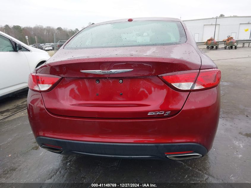 2015 Chrysler 200 S VIN: 1C3CCCBGXFN686757 Lot: 41149769