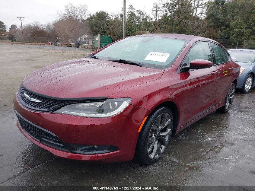 2015 Chrysler 200 S VIN: 1C3CCCBGXFN686757 Lot: 41149769