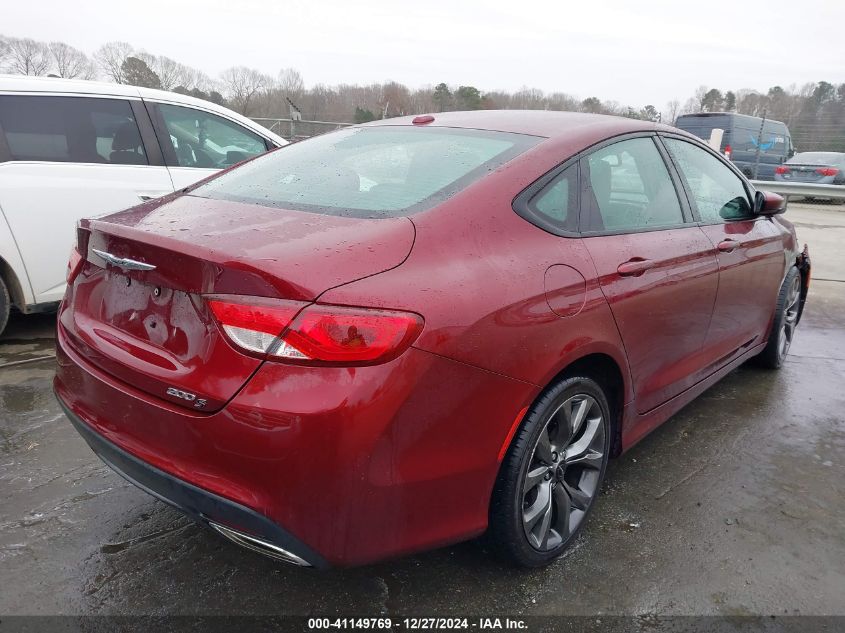 2015 Chrysler 200 S VIN: 1C3CCCBGXFN686757 Lot: 41149769