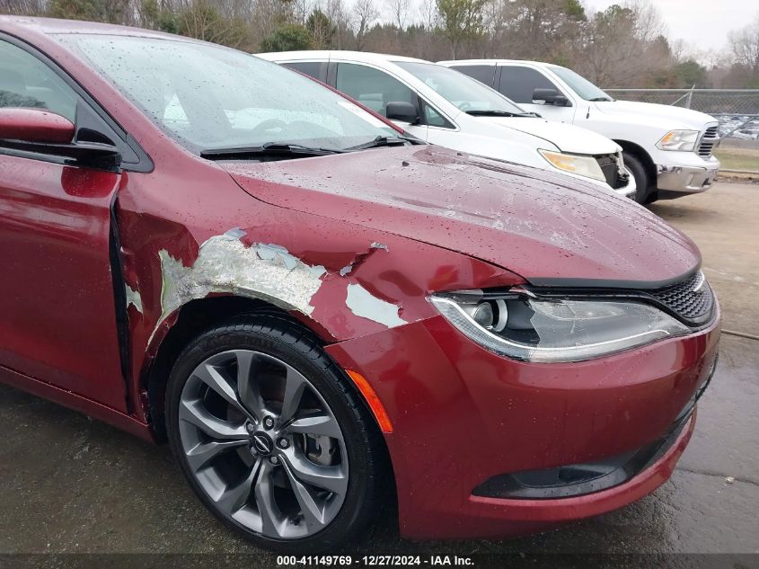 2015 Chrysler 200 S VIN: 1C3CCCBGXFN686757 Lot: 41149769