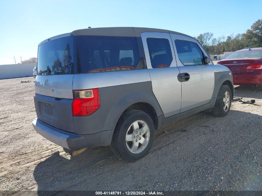 2003 Honda Element Ex VIN: 5J6YH28543L053708 Lot: 41149791