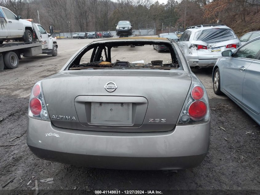 2005 Nissan Altima 2.5 S VIN: 1N4AL11D25C316109 Lot: 41149831