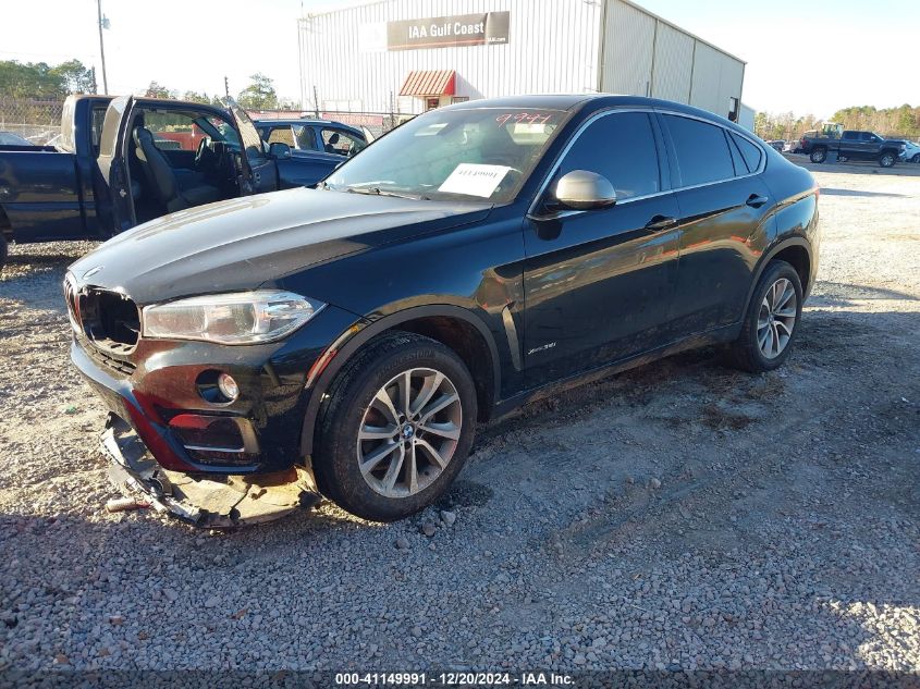 2017 BMW X6 xDrive35I VIN: 5UXKU2C39H0X47878 Lot: 41149991