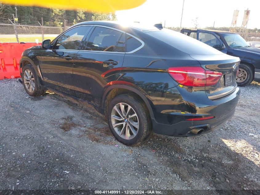 2017 BMW X6 xDrive35I VIN: 5UXKU2C39H0X47878 Lot: 41149991