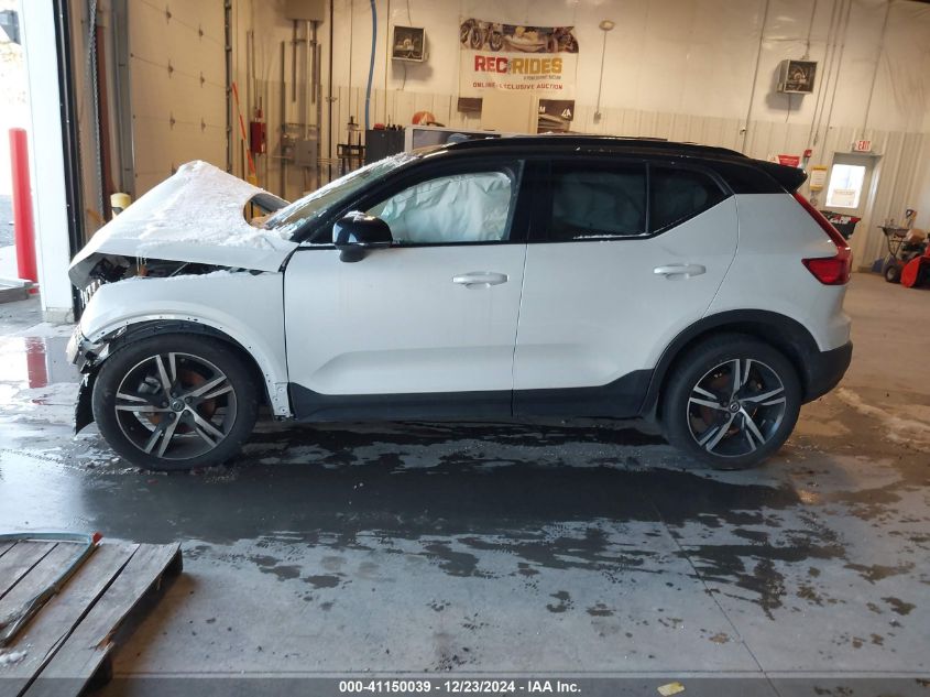 2021 Volvo Xc40 T5 R-Design VIN: YV4162UM4M2510905 Lot: 41150039