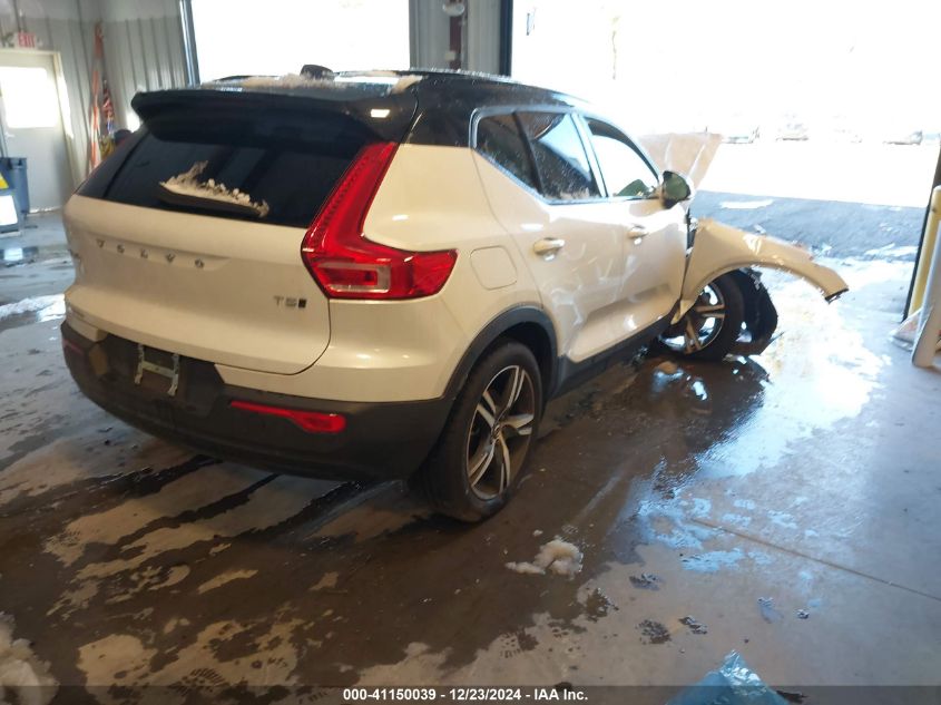 2021 Volvo Xc40 T5 R-Design VIN: YV4162UM4M2510905 Lot: 41150039