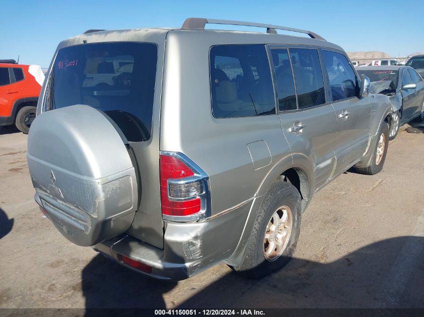 2001 Mitsubishi Montero Limited VIN: JA4MW51R51J003637 Lot: 41150051