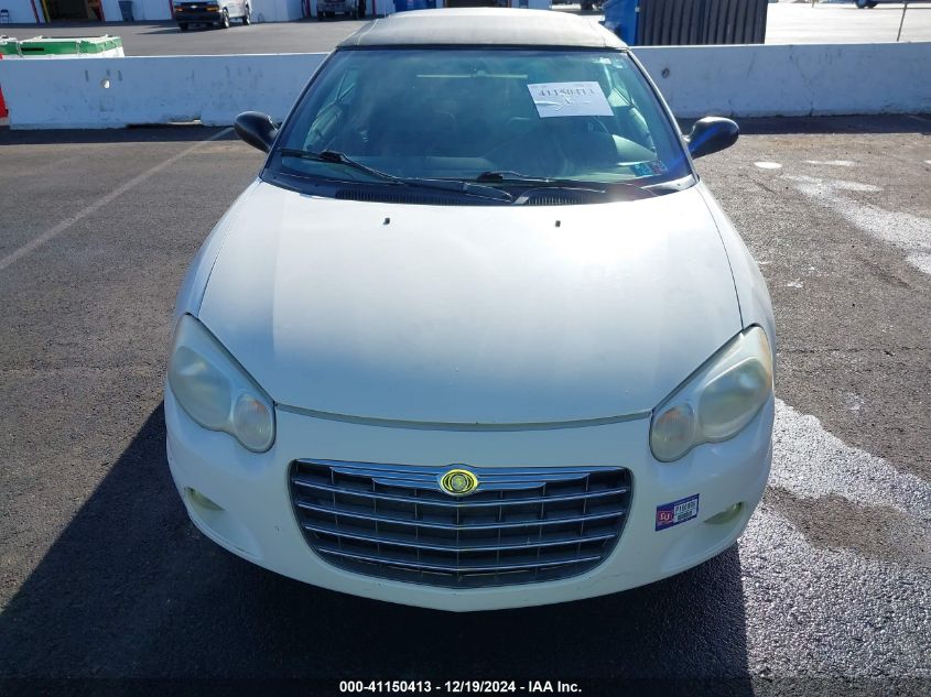 2005 Chrysler Sebring Touring VIN: 1C3EL55R25N566760 Lot: 41150413