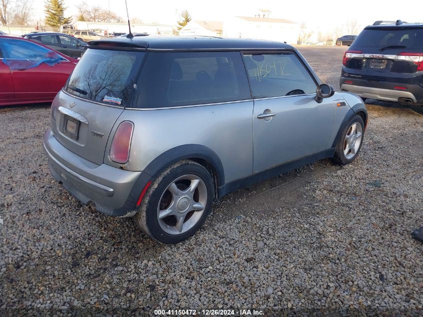 2004 Mini Cooper VIN: WMWRC33464TC53004 Lot: 41150472