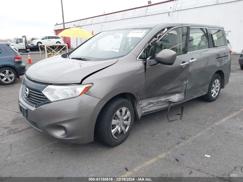 2015 Nissan Quest S VIN: JN8AE2KP4F9128679 Lot: 41150619