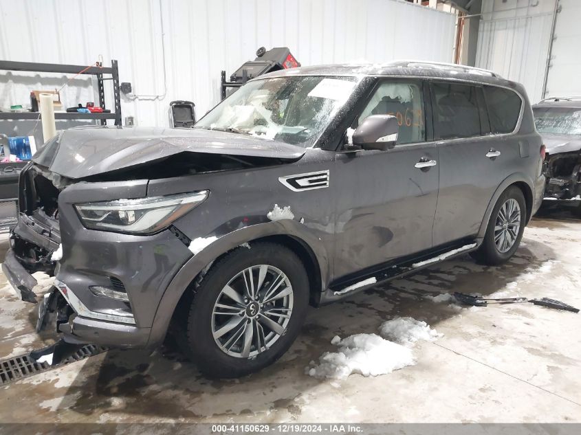 2022 Infiniti Qx80 Luxe Awd VIN: JN8AZ2AE9N9291962 Lot: 41150629