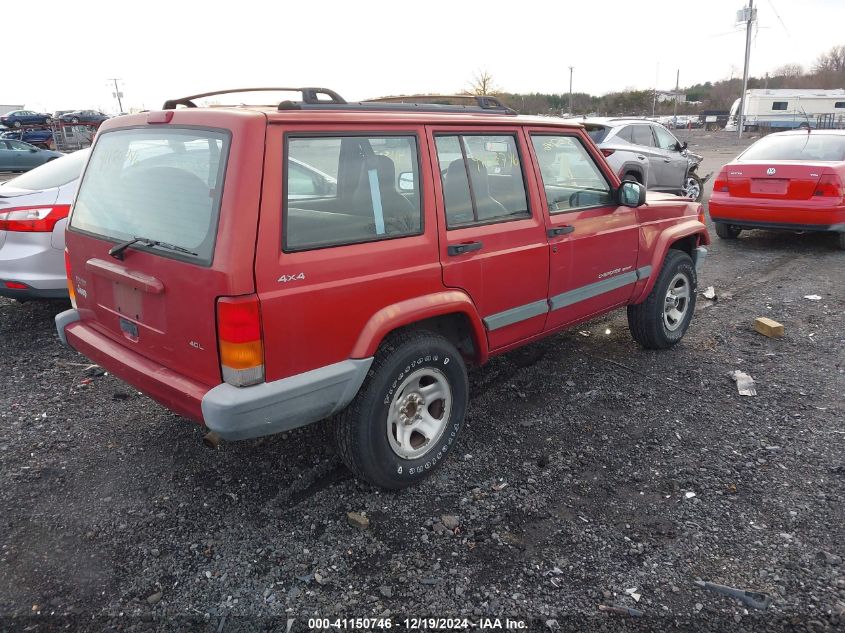 1999 Jeep Cherokee Classic/Sport VIN: 1J4FF68S8XL660467 Lot: 41150746