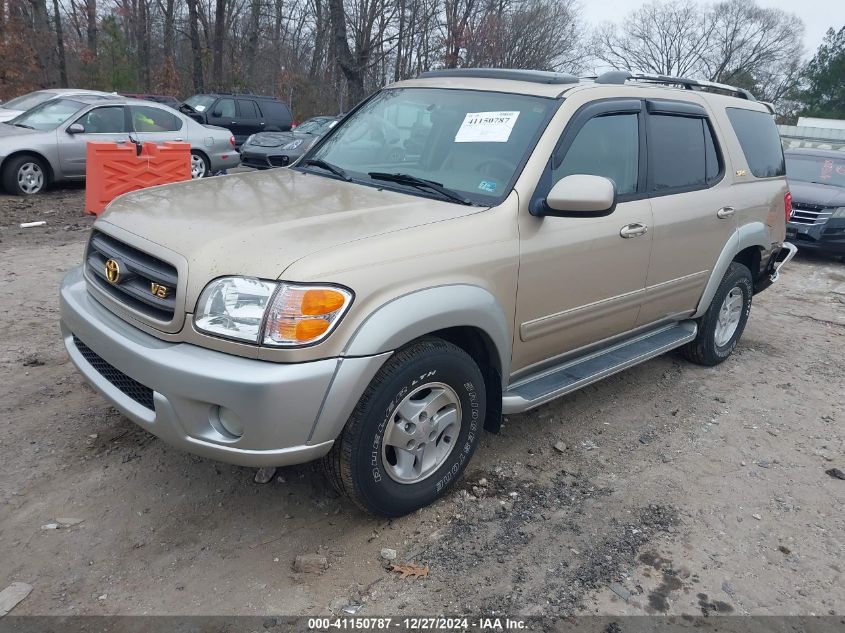 2003 Toyota Sequoia Sr5 V8 VIN: 5TDZT34A13S169383 Lot: 41150787