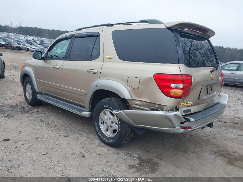 2003 Toyota Sequoia Sr5 V8 VIN: 5TDZT34A13S169383 Lot: 41150787