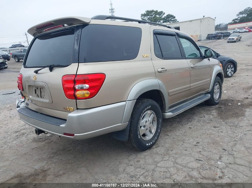 2003 Toyota Sequoia Sr5 V8 VIN: 5TDZT34A13S169383 Lot: 41150787