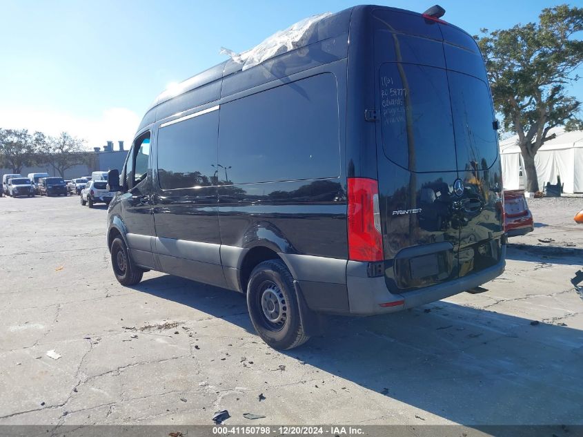 2019 Mercedes-Benz Sprinter 1500 High Roof I4 VIN: WDZPE7ED9KT011035 Lot: 41150798