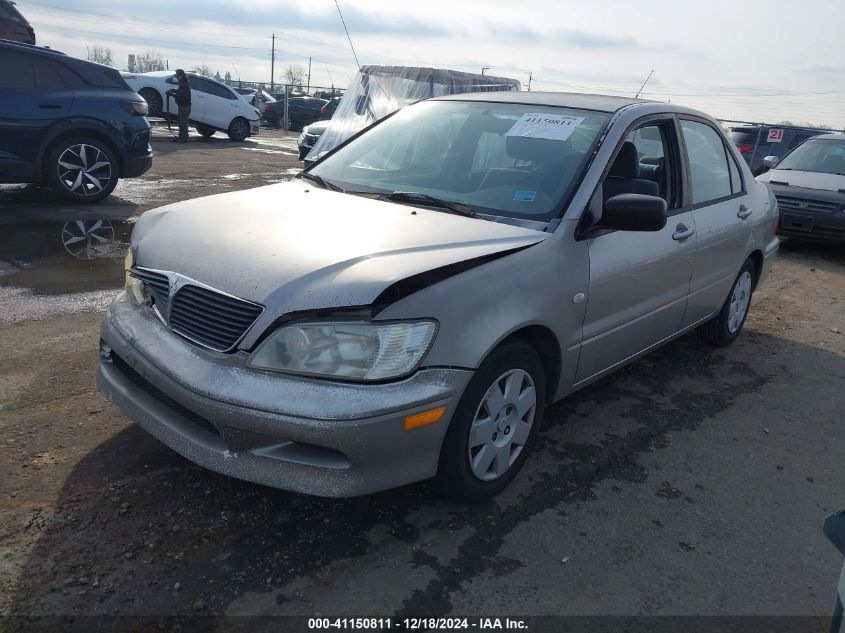 2002 Mitsubishi Lancer Es VIN: JA3AJ26E82U044791 Lot: 41150811