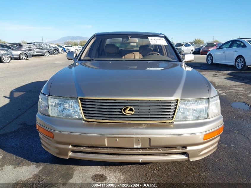 1995 Lexus Ls 400 VIN: JT8UF22E7S0021160 Lot: 41150985