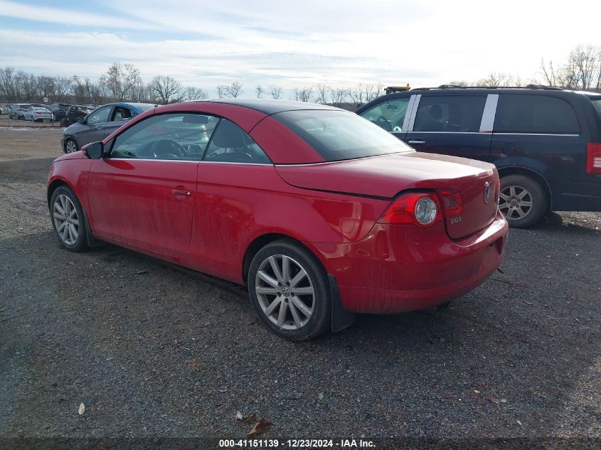 2009 Volkswagen Eos Turbo/Komfort VIN: WVWBA71FX9V008480 Lot: 41151139