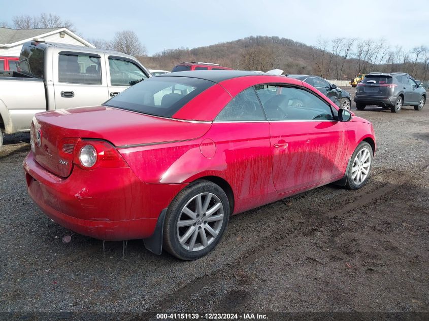 2009 Volkswagen Eos Turbo/Komfort VIN: WVWBA71FX9V008480 Lot: 41151139