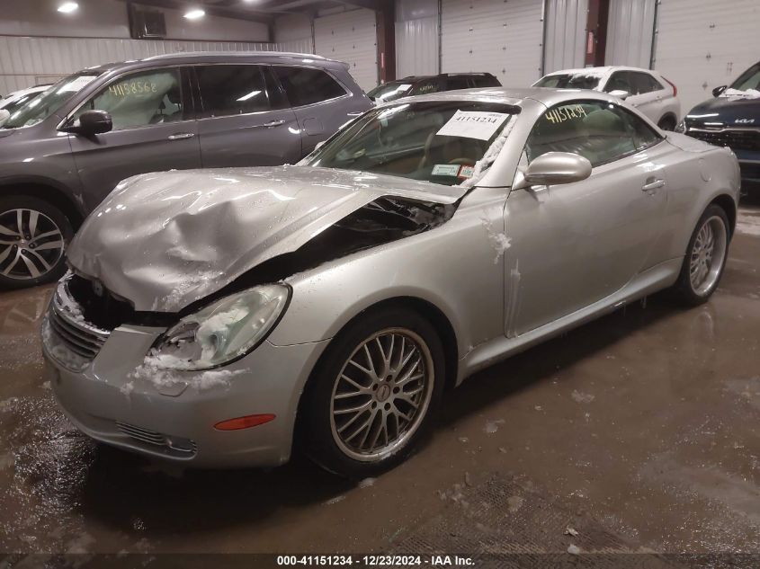 2003 Lexus Sc 430 VIN: JTHFN48Y430040002 Lot: 41151234