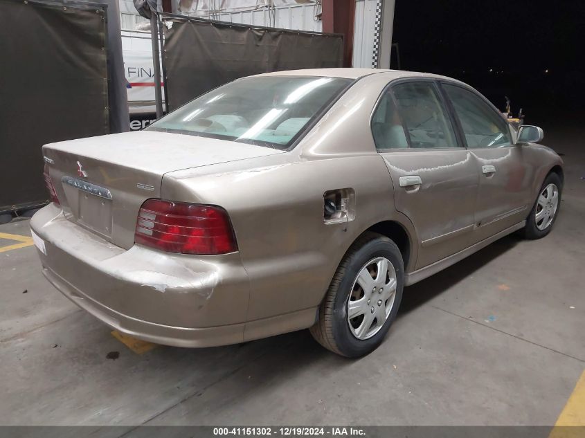 2000 Mitsubishi Galant Es VIN: 4A3AA46G5YE116352 Lot: 41151302