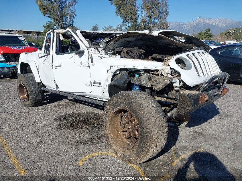 2020 Jeep Gladiator Overland 4X4 VIN: 1C6HJTFGXLL127886 Lot: 41151352