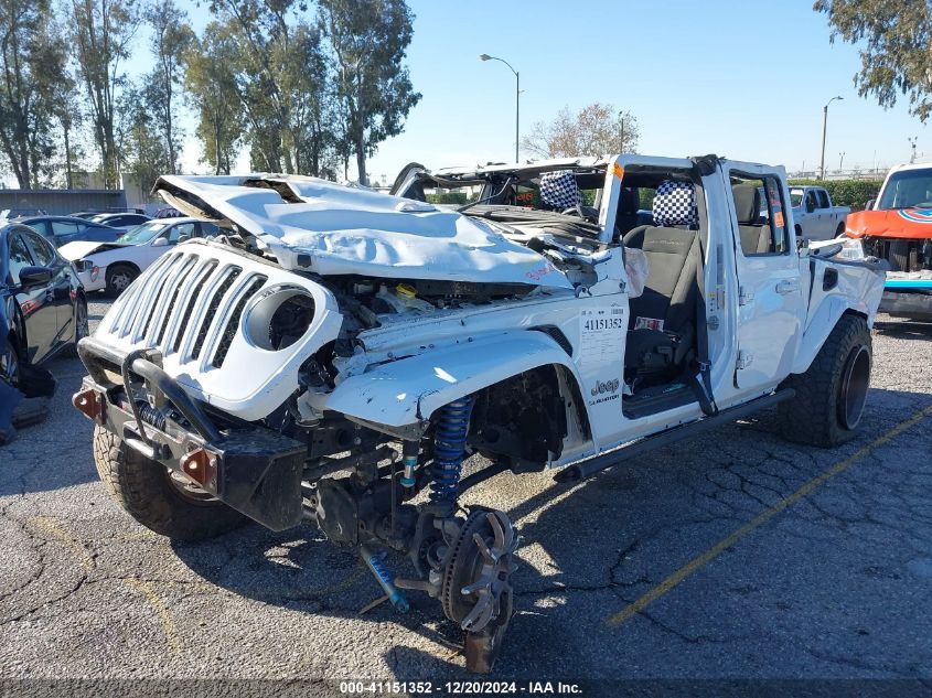 2020 Jeep Gladiator Overland 4X4 VIN: 1C6HJTFGXLL127886 Lot: 41151352