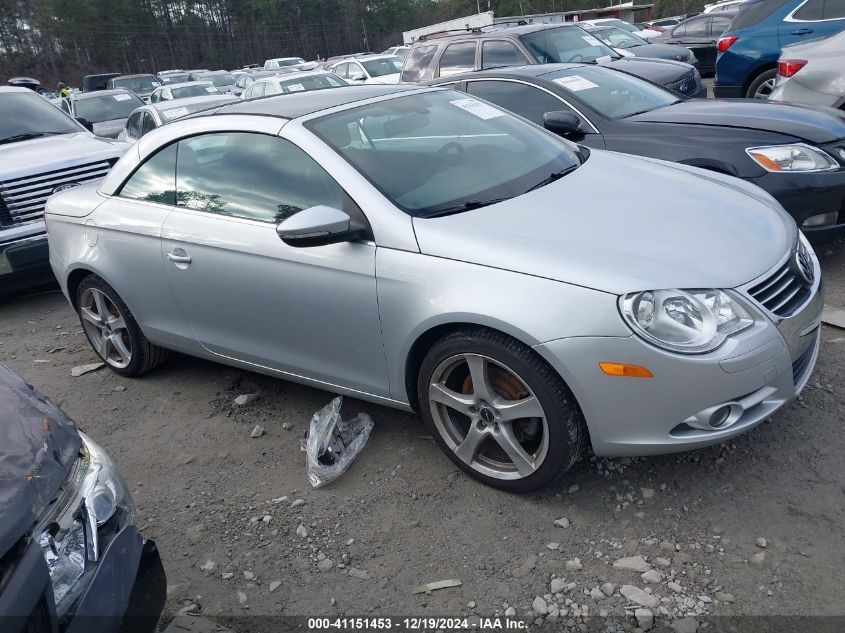 2010 Volkswagen Eos Lux VIN: WVWFA7AH1AV024638 Lot: 41151453