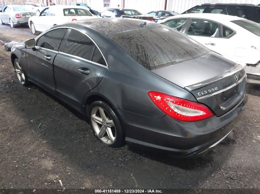 2013 Mercedes-Benz Cls 550 VIN: WDDLJ7DB3DA078583 Lot: 41151489