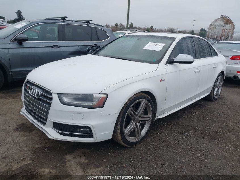 2013 Audi S4 3.0T Premium Plus VIN: WAUBGAFLXDA235322 Lot: 41151573