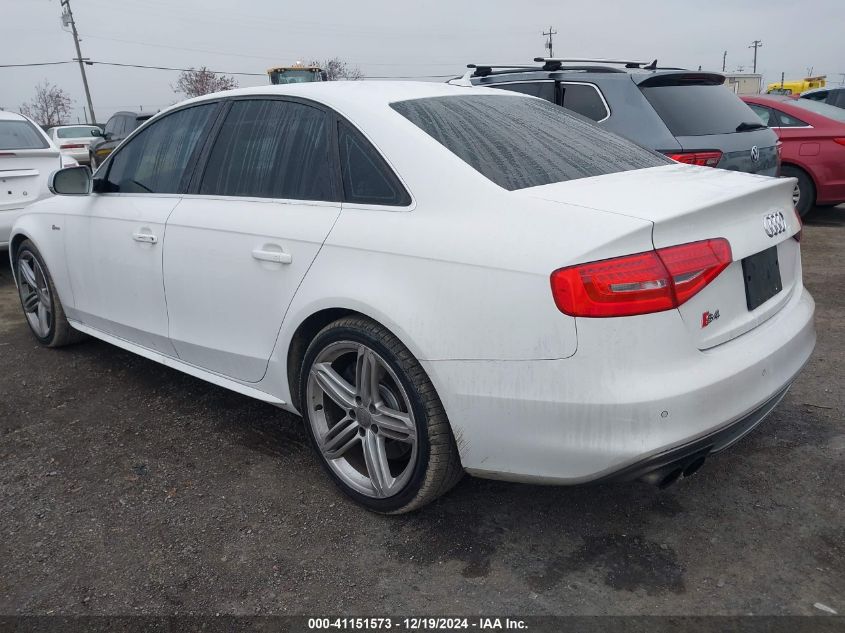 2013 Audi S4 3.0T Premium Plus VIN: WAUBGAFLXDA235322 Lot: 41151573