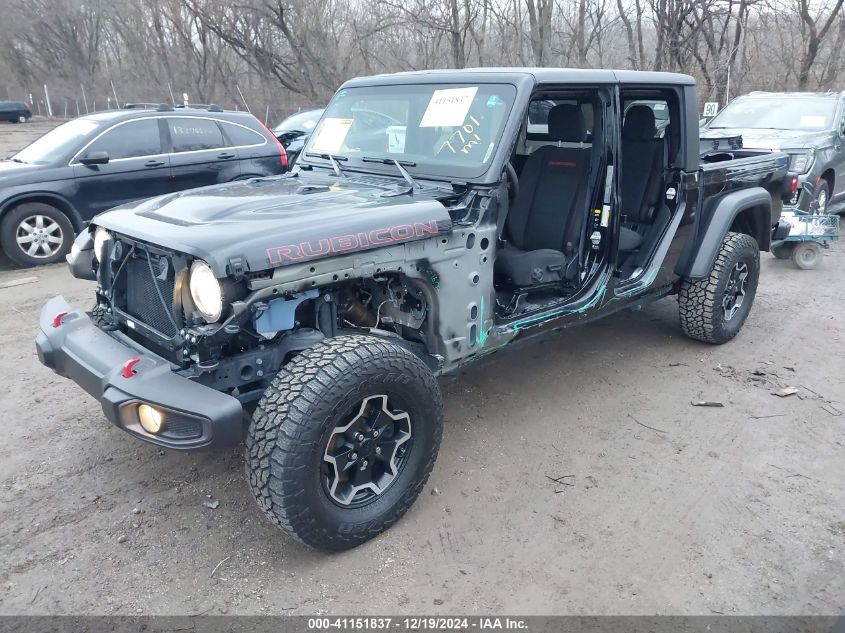 2023 Jeep Gladiator Rubicon 4X4 VIN: 1C6JJTBGXPL510322 Lot: 41151837